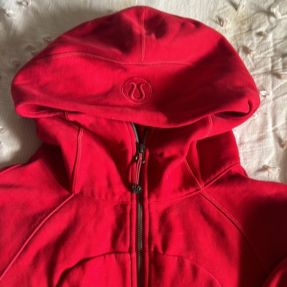 Lululemon special anniversary limited red zip scuba hoodie❤️❤️❤️❤️ - Picture 2 of 6